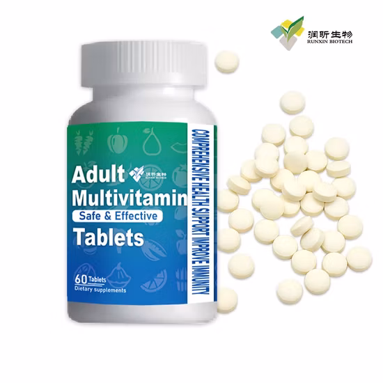 Von der FDA registriertes Multivitamin-Mineral-Nahrungsergänzungsmittel in Tablettenform